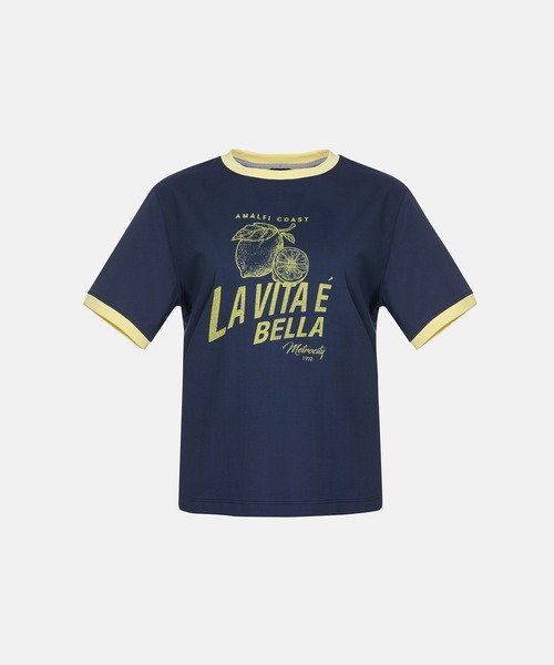 tシャツ 「メトロシティ」綿100% ショートスリーヴTシャツ 半袖 プリント デザイン レディース