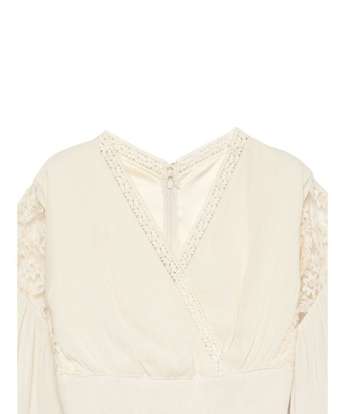 ほぼ未使用 anuans 半袖ワンピース SMALL ホワイト レディース