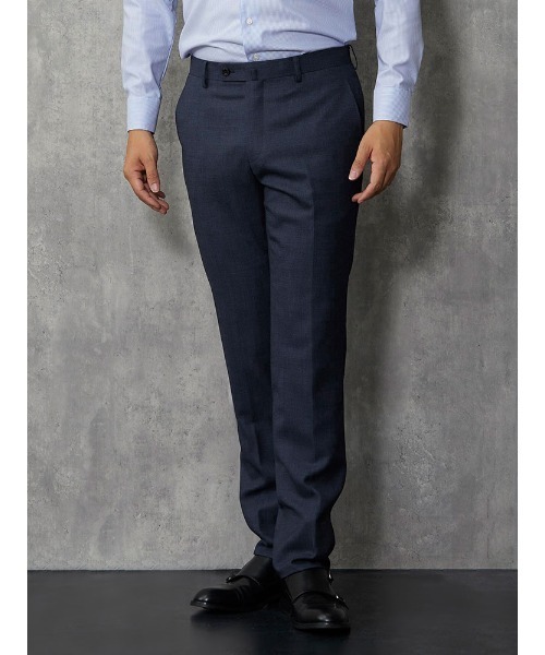 【良品】Perfect Suit Factory ビジネススーツ　ネイビー　L パーフェクトスーツファクトリー Perfect Suit FActory 【WEB