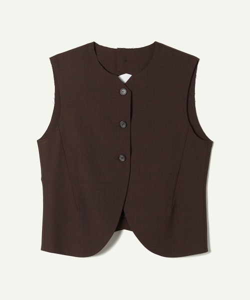 LEINWANDE ラインヴァンド/leats Shaggy Vest Pleats Shaggy Vest/Gold | leinwände | ラインヴァンドの公式