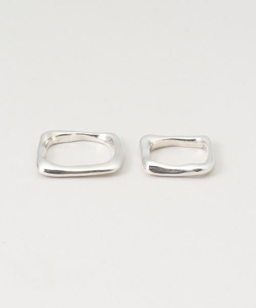 美品　メゾンドパルス(MAISON D’ PULSE) シルバーリング MAISON D'PULSE(メゾンドパルス)｜Heart charm リング/シルバー
