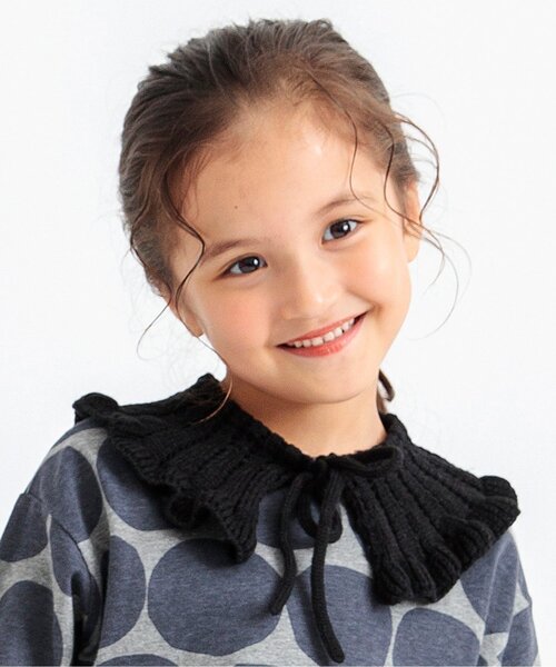 BREEZE つけ襟 付け襟 ニット付け衿 キッズ 子供 女の子