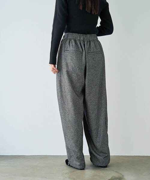 RONEL パンツ ネップツイードバルーンパンツ レディース : ZOZOTOWN