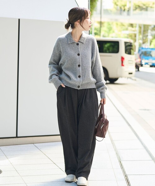 RONEL パンツ ネップツイードバルーンパンツ レディース : ZOZOTOWN
