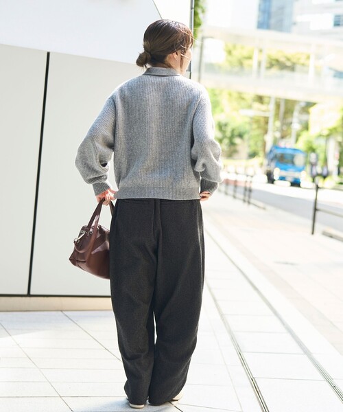 RONEL パンツ ネップツイードバルーンパンツ レディース : ZOZOTOWN