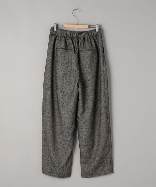 ビーグルバルーンパンツ　起毛コットンツイード　チャコールグレー RONEL パンツ ネップツイードバルーンパンツ レディース : ZOZOTOWN