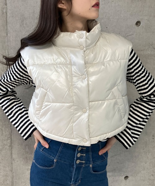 GLAMOROUS JANE（グラマラスジェーン） ダウンベスト ベスト ショート