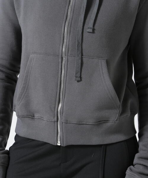 ナチェ NACHE ジップアップパーカー ショート丈 NACHE パーカー NACHE/ナチェ/CROPPED HOODIE ZIP-UP レディース
