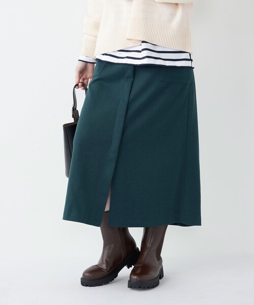 【美品】ボーダーズ　スカート SHIPS Colors（シップスカラーズ） スカート SHIPS Colors:「手洗い