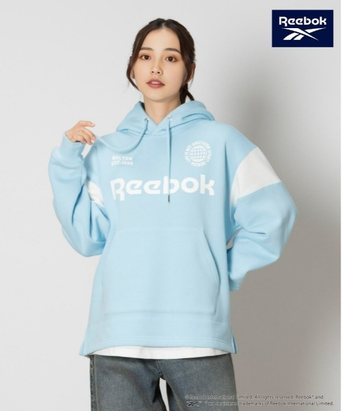 Reebok パーカー Right-on パーカー 「Reebok」レイヤードパーカー レディース