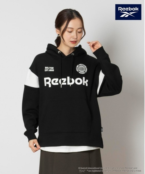 Reebok パーカー Right-on パーカー 「Reebok」レイヤードパーカー レディース