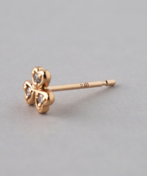 SIENA ROSE ピアス クローバーモチーフダイヤピアス レディース