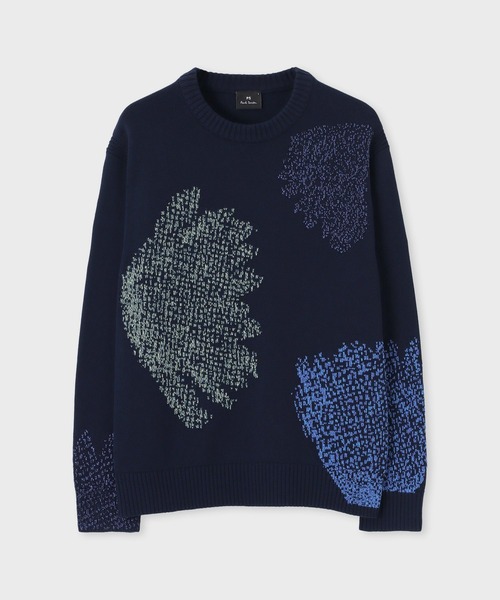 PS Paul Smith セーター ニット Half Tone Floral” クルーネック