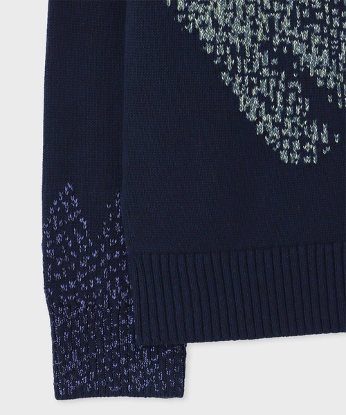 PS Paul Smith セーター ニット Half Tone Floral” クルーネック