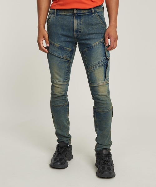 ジーンズ AIRBLAZE 3D SKINNY JEANS/ヴィンテージライク立体裁断フィッシングウェアディテールスキニージーンズ メンズ | G-STAR RAW | 02