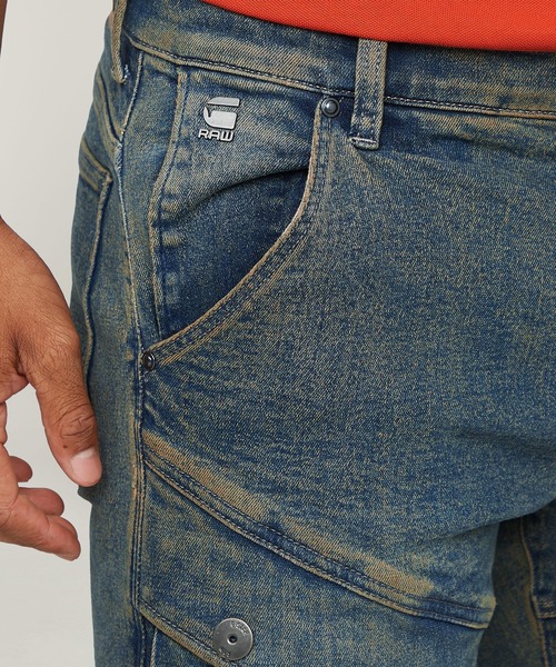 ジーンズ AIRBLAZE 3D SKINNY JEANS/ヴィンテージライク立体裁断フィッシングウェアディテールスキニージーンズ メンズ | G-STAR RAW | 06