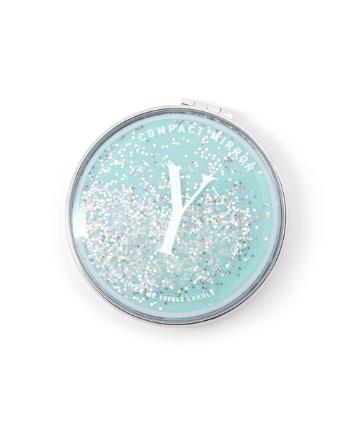 こちらはがりページです(_ _) LAKOLE（ラコレ） コンパクトミラー イニシャルグリッターコンパクト