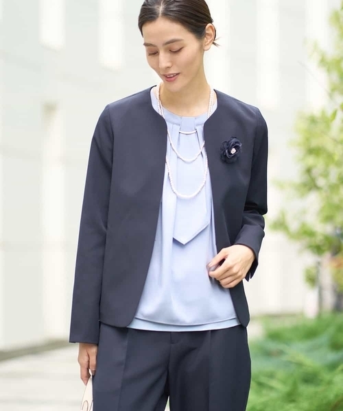 a.v.v（アー・ヴェ・ヴェ） ジャケット ノーカラージャケット 「洗える