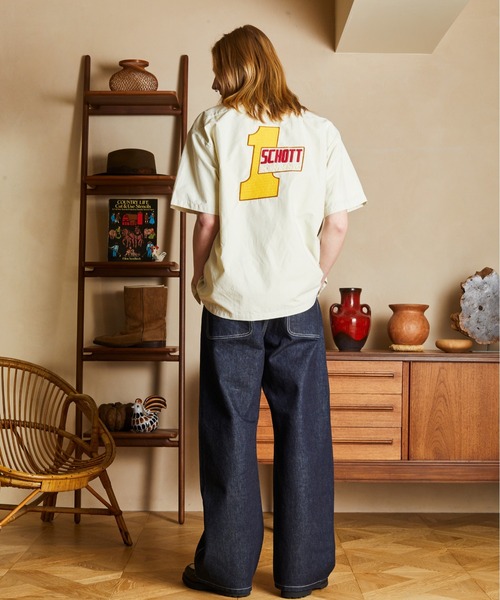 Schott N.Y.C シャツ Schott/ショット/CN WORK SHIRT BORN IN