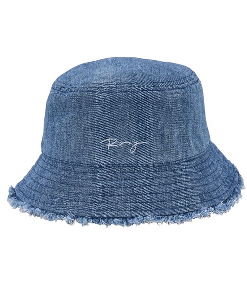 ROXY（ロキシー） 帽子 ハット LIVED IN DENIM HAT /ロキシーロゴ刺繍