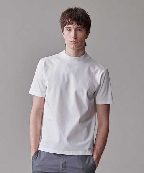 シルクのような光沢感の上品Tシャツ【UVカット / 接触冷感 / 吸水速乾】【J.PRESS PRE J.PRESS tシャツ シルクのような光沢感の上品Tシャツ「UVカット