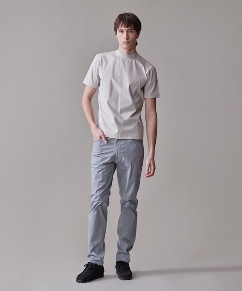 シルクのような光沢感の上品Tシャツ【UVカット / 接触冷感 / 吸水速乾】【J.PRESS PRE J.PRESS tシャツ シルクのような光沢感の上品Tシャツ「UVカット