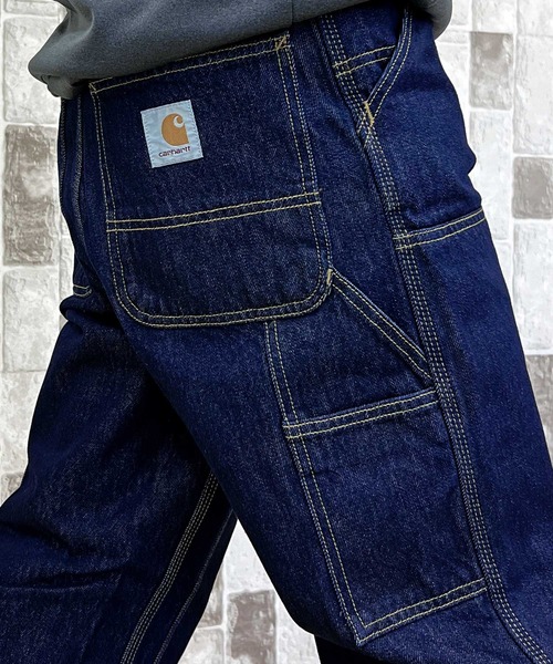 Carhartt ジーンズ WIP ワイドシルエット ダブルニーパンツ
