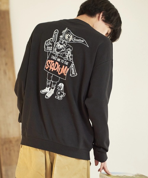 ★送料・関税込★CRITIC★SCOUT TIGER SWEATSHIR.T★スウェット FREAK'S STORE/ビッグシルエット デザイン刺繍 クルーネック