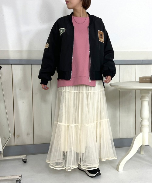 CRB ma1 ma-1 ロゴワッペン付MA-1 レディース : ZOZOTOWN Yahoo!店