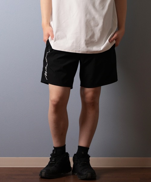 MATIN AVENIR(マタンアヴニール) ショートパンツ ブラック XL BOTTOMS | Matin Avenir