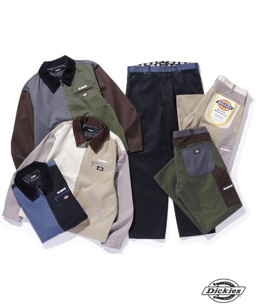 Dickies XLARGE ブラック ワークジャケット　M 　お値下げ可能⭕️ Dickies ブルゾン アウター XLARGE×DICKIES WORK JACKET メンズ