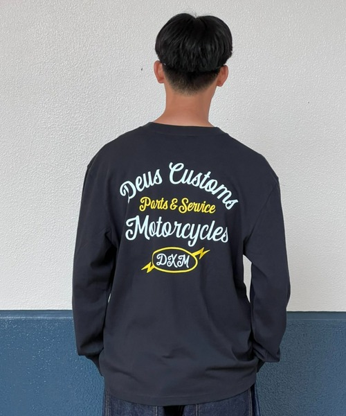 Deus Ex Machina☆IOTA LS TEE バックプリント 長袖 Tシャツ DEUS EX MACHINA tシャツ 「DEUS」Iota Ls Tee ロタロング