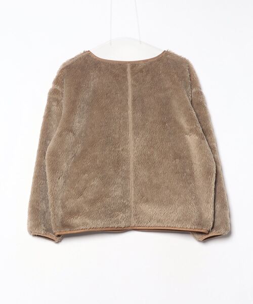 「URBAN RESEARCH Sonny Label」 ノーカラージャケット FREE ブラウン レディース_画像4