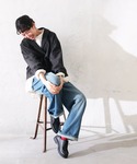 ワイドパンツ ジーンズ デニム デニムパンツ ...の詳細画像1