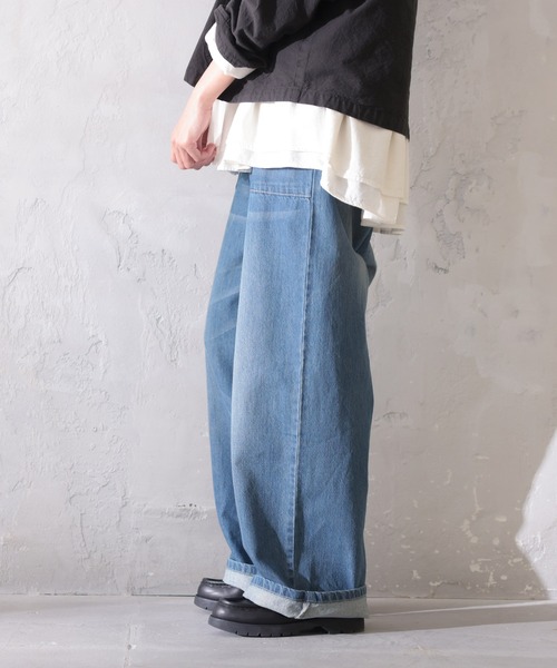 soulberry（ソウルベリー） ワイドパンツ ジーンズ デニム デニム