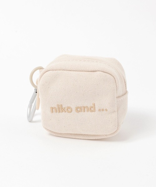 niko and…（ニコアンド） ポーチ オリジナルニコロゴキューブポーチ