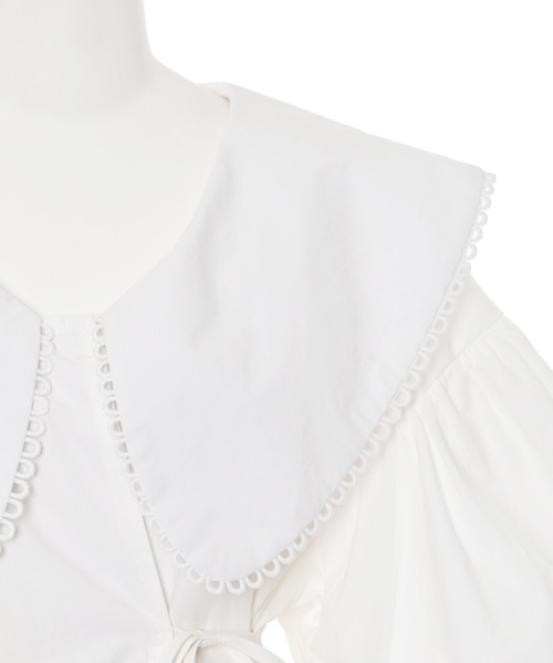 ブラウス シャツ 「Narcissus」ロゴシャツ レディース Narcissus ブラウス シャツ 「Narcissus」ロゴシャツ レディース