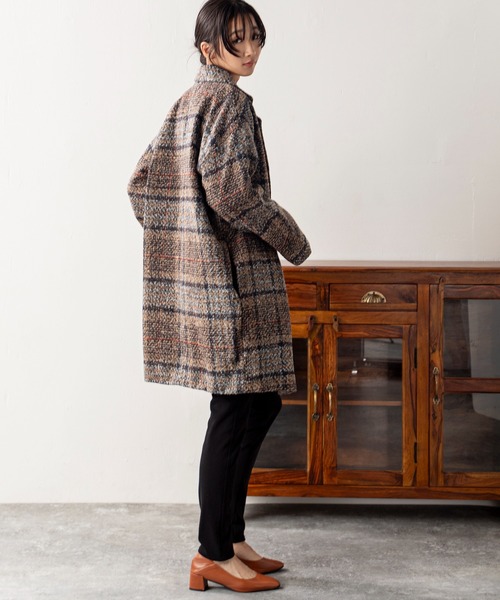 「MILLION CARATS」 チェスターコート FREE グレー レディース_画像4