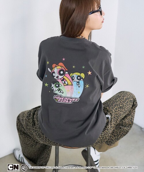 POWER PUFF GIRLS パワーパフガールズプリント Tシャツ XXL tシャツ THE POWERPUFF GIRLS（パワーパフ ガールズ