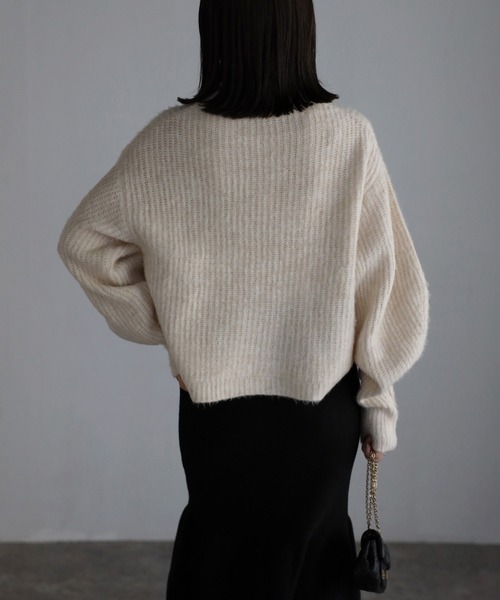 「Bonjour Sagan」 タートルネックニット FREE ホワイト レディース_画像6