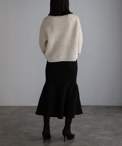 「Bonjour Sagan」 タートルネックニット FREE ホワイト レディース_画像7