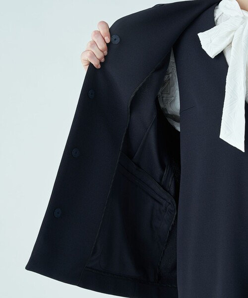 Ballsey 「BALLSEY」 ノーカラージャケット 36 ネイビー