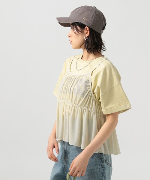 BAYFLOW キャミソール 「前後で着られる」2WAYラメキャミ