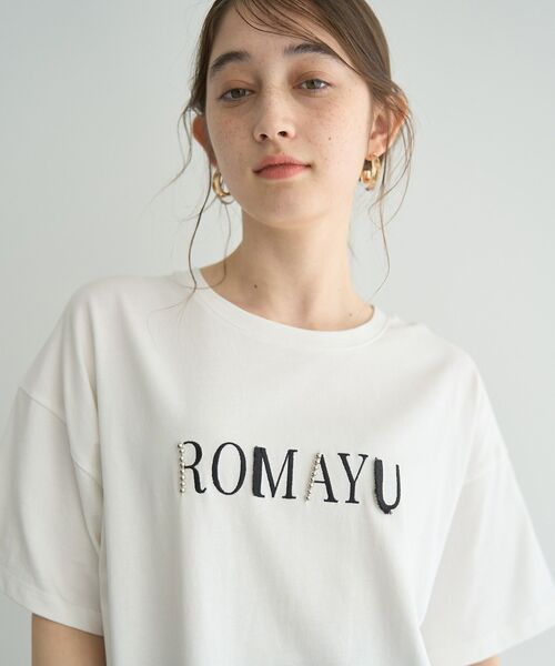 tシャツ UVカットスタッズMIXロゴTee レディース
