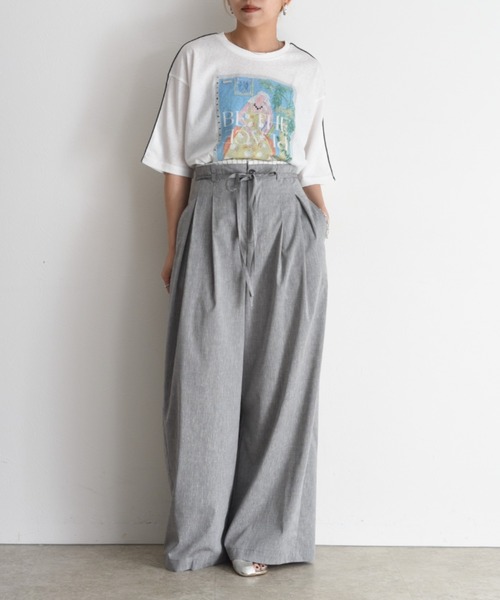 Eimee Law（エイミーロウ） ワイドパンツ パンツ ツータックハイ