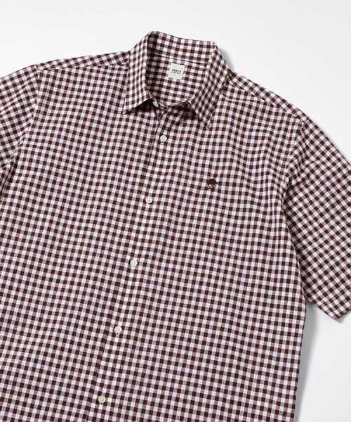 TAKEO KIKUCHI（タケオキクチ） シャツ 半袖 「LIMITED」ワンポイント