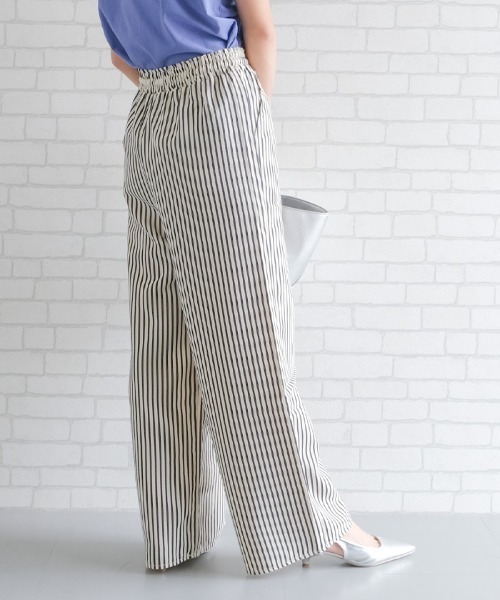 パンツ ストライプイージーパンツ レディース : ZOZOTOWN Yahoo