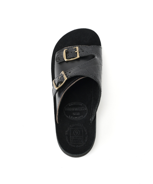 THE SANDALMAN ダブルストラップ レザー サンダル 9 サンダルマン The SANDALMAN （サンダルマン）Double Strap（ダブルストラップ