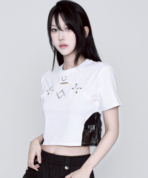 レフレムトップス REFLEM 「REFLEM/レフレム」テレコリブZIPトップス レディース