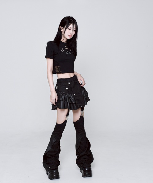 しゅな/『REFLEM/レフレム』トップス 6点まとめ売り＋1点おまけ REFLEM tシャツ 「REFLEM/レフレム」レース切替クロップドT